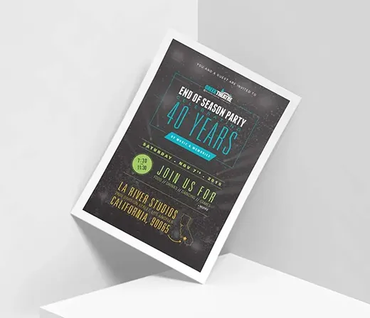Greek Theatre Event Invitation