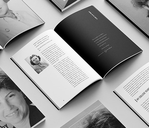 Personal Memoire Book Layout