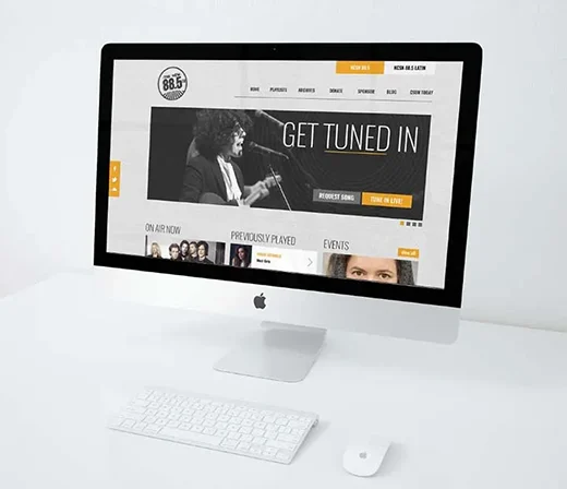 Radio Station Responsive Website Design